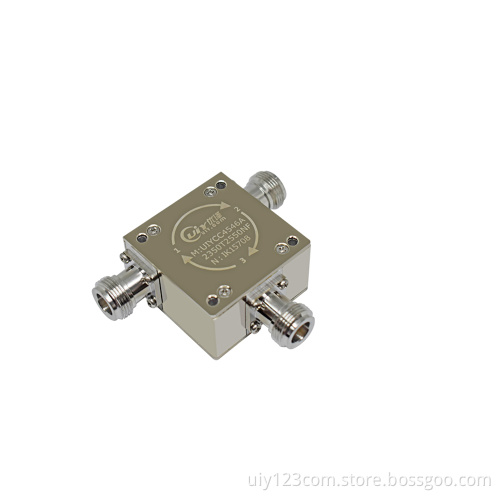 RF Coaxial Circulator Low Insertion Loss 1.0~3.8GHz N connector